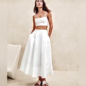 BR Ariella Poplin Maxi Skirt sz 8